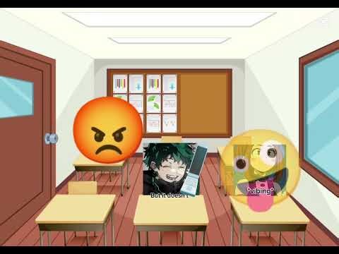 Deku singing about his computer not working