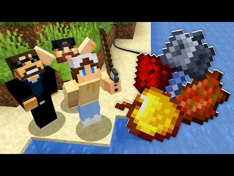 Minecraft, But Fishing Drops RANDOM Items