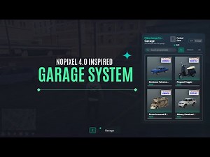 [QBCore] NoPixel 4.0 Inspired Garage with Impound | FiveM Script