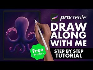 #26 Procreate Step by Step Tutorial - Octopus