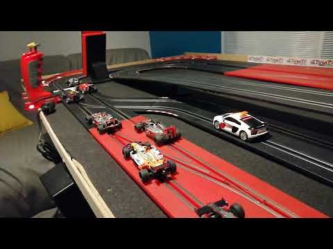 Carrera digital 143 WIRELESS pitlane stand auto