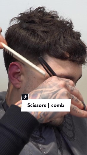 Scissors over comb method | #fyp #barber #fypシ #barbershop #foryou