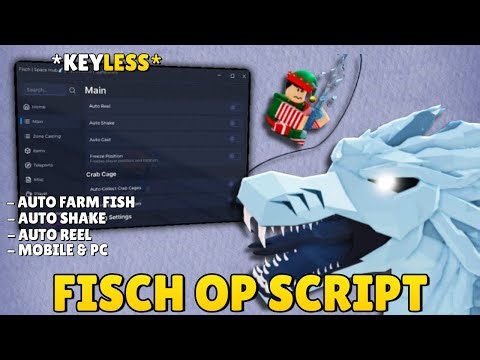 Fisch Script *NO KEY* | Auto Farm FIsh, Auto Shake, Auto Reel, Sell All ...