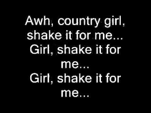 Country girl(Shake it for me) - Luke Bryan Lyrics