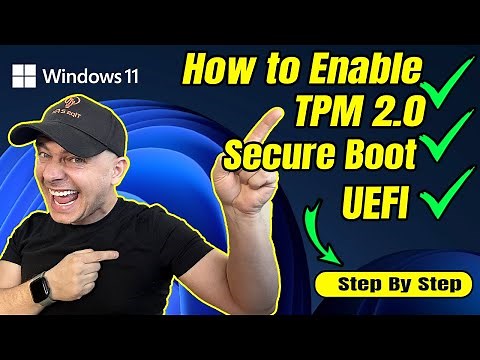 How to Enable TPM 2.0 | Secure Boot | Convert to UEFI | Prepare for Windows 11