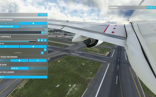 微软模拟飞行2020 最新内置回放功能详解 学会了你也是UP