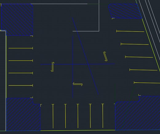 Civil 3D Vehicle Tracking, parking stall help