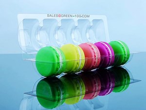Custom Personalised Transparent Macaron Box Packaging