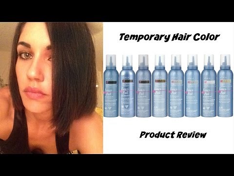 DARK HAIR FOR ONE DAY | WASH OUT COLOR MOUSSE | HAIR FUN!!