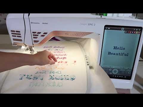 Husqvarna Viking EPIC 2 85 Automatic Jump Stitch Trim