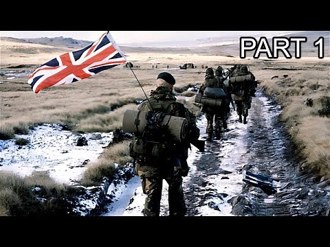 The Falklands War 1982 | Real Combat Footage & Historical Breakdown (Part 1 of 3) 🇬🇧