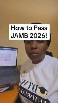 How to Pass JAMB 2026 #jamb #jamb2026 #dtwtutorials