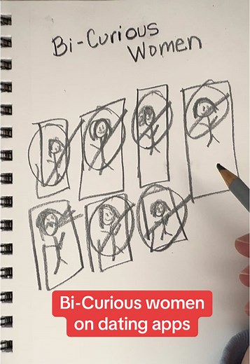 What’s up with all the bi-curious women on dating apps? Honestly, it can be a bit exhausting. Ideally I want to connect with people who know they want to be with a woman.#Love #Relationship #single #lesbian #romance #lgbt #dating