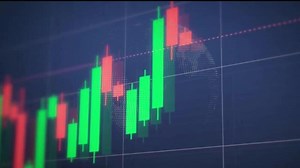 Download Stock Market Charts 4K Background for free