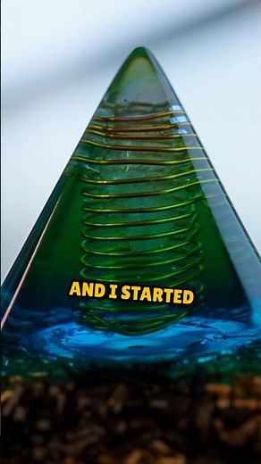 How I built the Orgonite pyramid from scratch to finish #shorts
