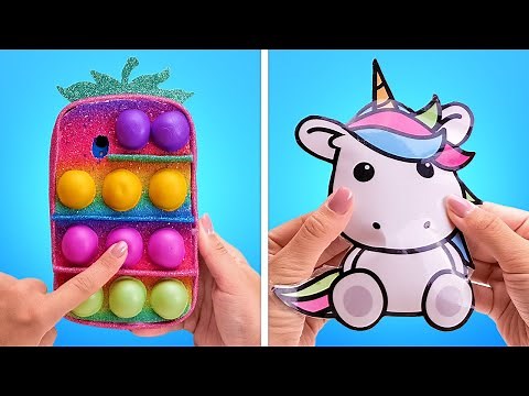 How to Make 20 Popular Fidget Toys at Home💖 Easy DIY & Crafts by Imagine PlayWorld