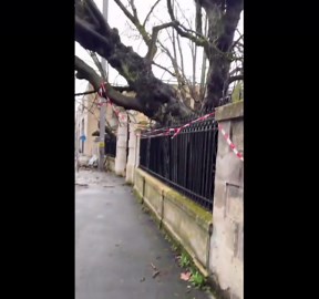 Storm Nils brings flooding and disruptions to Bordeaux, France