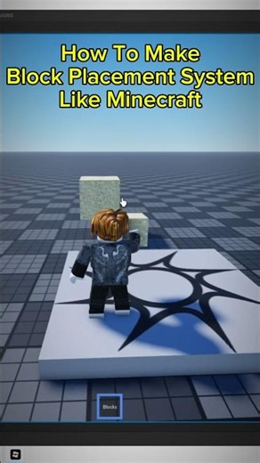 How To Make Block Placement System Like Minecraft in Roblox ⚡ Free Model. #roblox #tutorial #rblx