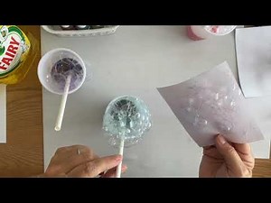 Quick And Easy Card Making With Bubbles - This Technique Is So Much Fun!!!