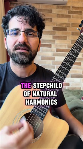 The stepchild of natural harmonics! In honor of this beautiful but neglected harmonics, I composed a short piece at the end of this video :) Guitar by @microtonalguitars #microtonalguitar
