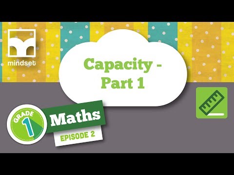 Measurement: Comparisons: Capacity - Part 1