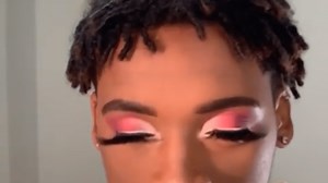 Now This Is Love! Boyfriend Goes Viral After Wearing His Girlfriend's Makeup To Help Promote Her Business | Essence