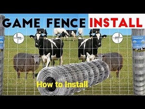 🔨 Installing a Game Fence: The Ultimate Guide for Beginners | How to Install a diamond mesh fence🌳