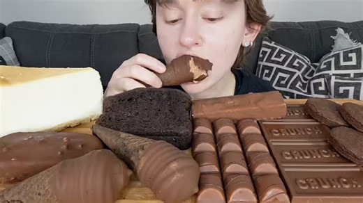 〖VNM〗 士力架冰淇淋棒·健达·梦龙·nutella饼干·芝士蛋糕丨咀嚼音丨解压