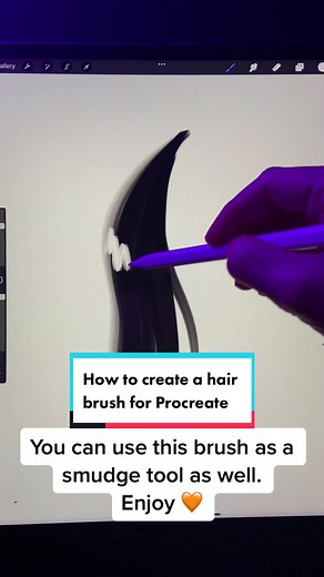 Creating a Hair Brush for Procreate Tutorial