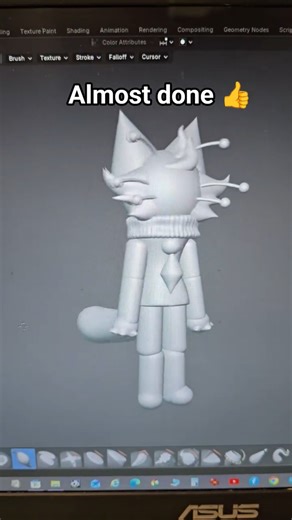 3d Chesh 3.0 #3dmodel #blender #oc #3dsculpt #3dcharacter #characterdesign #3d #3dart #3dartist #art