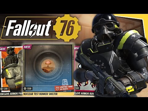 NEW ENCLAVE BUNDLE & SHELTER │Fallout 76 Atomic Shop Update