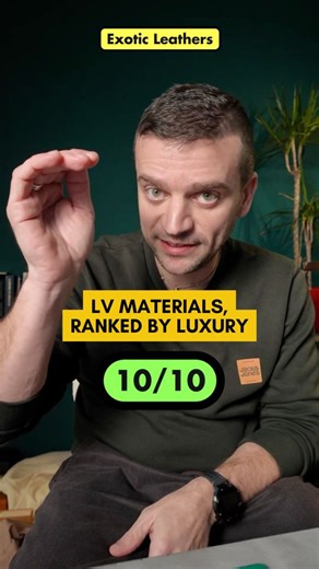 Tanner Leatherstein on Instagram: "Not all Louis Vuitton materials are created equal. Here’s how they rank when it comes to real luxury. 🎬 Full material breakdown is live on YouTube (link in bio). #LouisVuitton #LuxuryFashion #LeatherGoods #LuxuryBags #FashionInsider #Craftsmanship #LuxuryEducation #BagLover #FashionReels #TannerLeatherstein"