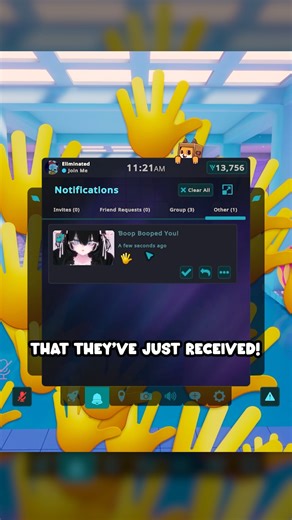 VRChat on Instagram: "Boop your friends across instances! #vrchat #vr #vrchatcommunity #boop #vrc"