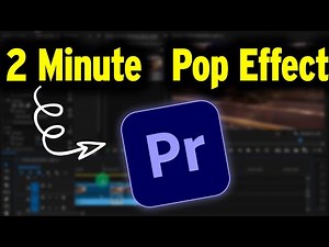 Premiere Pro CC : How to Create an ANIMATED Pop Up Effect for Image and Text | How To Adobe