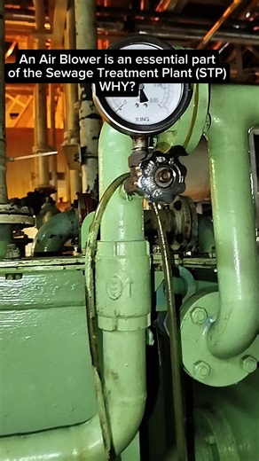 10K views · 98 reactions | An Air Blower is an essential part of the Sewage Treatment Plant (STP) WHY? 樂 #masterengineerfix #sustainableliving #marineengineer | Master Engineer Fix | Facebook