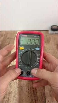 funciones del multimetro UNI-T UT33C #cursodeelectricidad