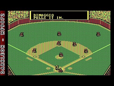 MicroLeague Baseball © 1984 MicroLeague - PC DOS - Gameplay