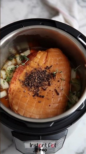 Instant Pot gammon with ginger beer & rooibos