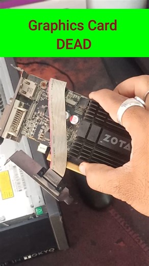 Graphic Card Dead ZOTAC 710 2GB | ZOTAC Graphics Card #computer #shortvideo #gaming