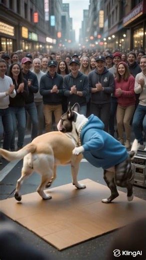 Two Dogs Breakdancing Like Pros! 🐶🔥 Street Dance Show That Will Make Your Day