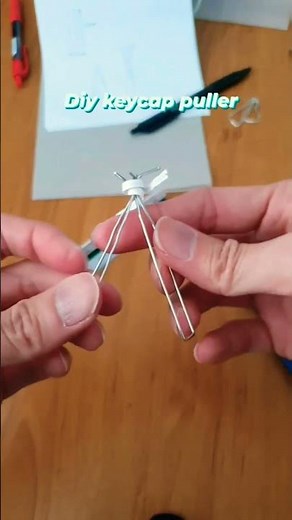 DIY keycap puller. #shorts #shortsvideo