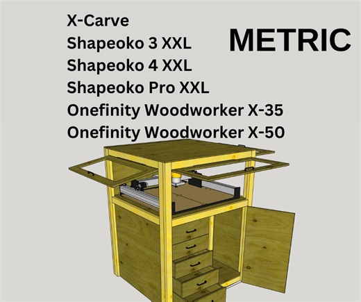 CNC Enclosure Build Plan: Shapeoko, Onefinity, X-carve (metric) (digital Download) - Etsy