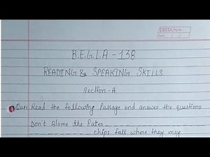 BEGLA 138 solved Assignment 2021-22 | BEGLA 138 ignou handwritten solved assignment 2021-22 | IGNOU