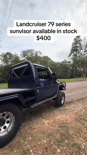 Sunvisor Toyota LandCruiser 79 series. It’s now available in stock get in touch with us by sending a direct message if interested #sunvisor #visor #summer #79series #landcruiser