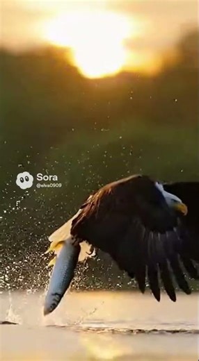 Eagle’s Epic Hunt — High-Speed Dive for the Perfect Catch