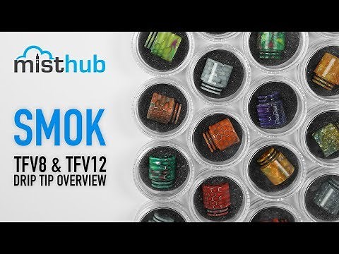 SMOK Alien TFV8 & TFV12 Series Drip Tips Overview
