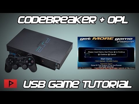 [How To] Use Codebreaker10 With OPL PS2 USB Games Tutorial (English)