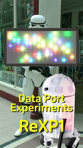 Stormtrooper Meets Code: Robot Display Port Testing #raspberrypi #tech