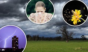 Stormy conditions and 'SUPER-pollen' to trigger 'THUNDER FEVER'