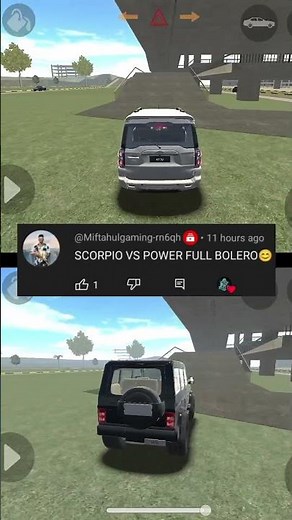 SCORPIO VS BOLERO JUMP😎INDIAN CARS SIMULATOR 3D GANE